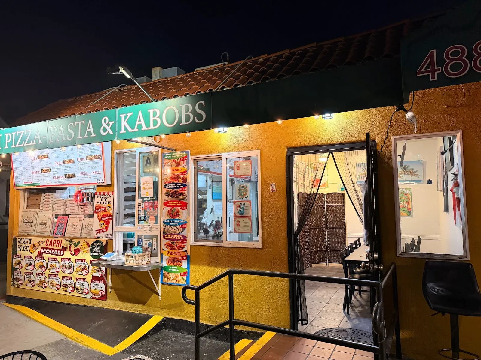 Capri Pizza - Pasta and Kabobs, Restaurants in Mission Beach