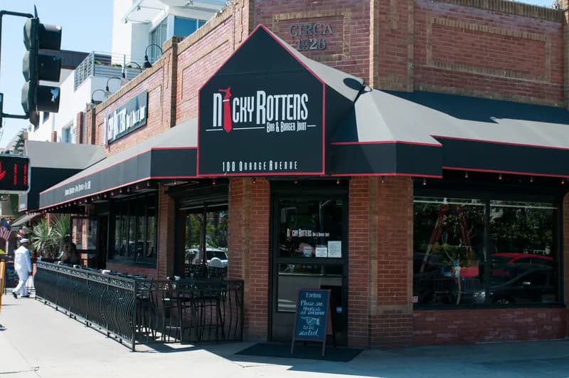 Nicky Rottens Bar & Burger Joint, Restaurants in Coronado