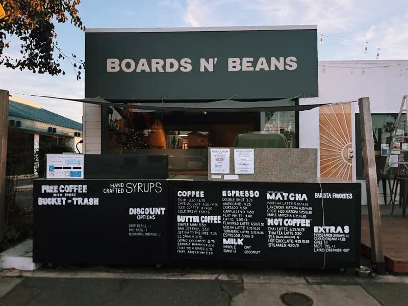 Boards N' Beans, Coffee Shops in Pacific Beach
